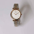 Wholesale stainless steel pearl white watch - women's fashionable, minimalist, elegant, light luxury, trendy, stylish ladies' wristwatch