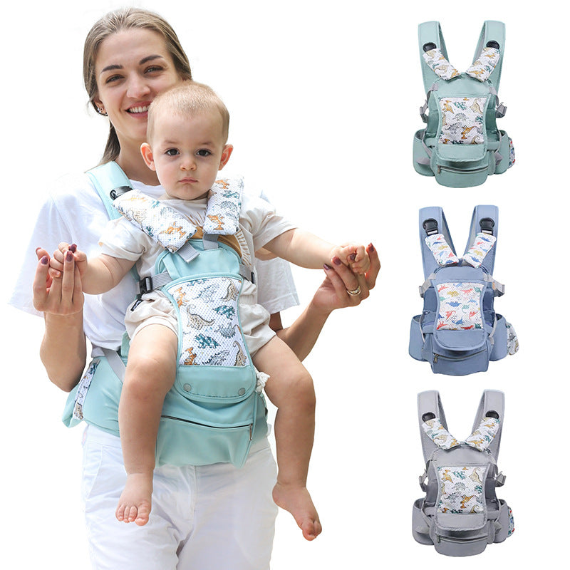 Baby waist stool all year round stool baby carrier front and rear dual-use hug support outing baby handy gadget baby and child breathable