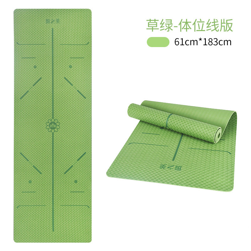 Tpe yoga mat wholesale manufacturer - extra thick, oversized sports & fitness mat - non-slip, home use, aerobics, soundproof, shock absorption