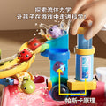 New children's dishwasher toy with faucet, recirculating water, cooking playset, kitchen water park