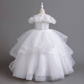 Yimingzhi performance piano kids birthday dress children's dress first birthday princess dress cross-border exclusive