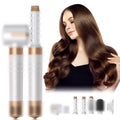 new arrival high-speed hair dryer five-in-one hot air comb hair curling iron curling straight hair dual-purpose electric hair styling comb
