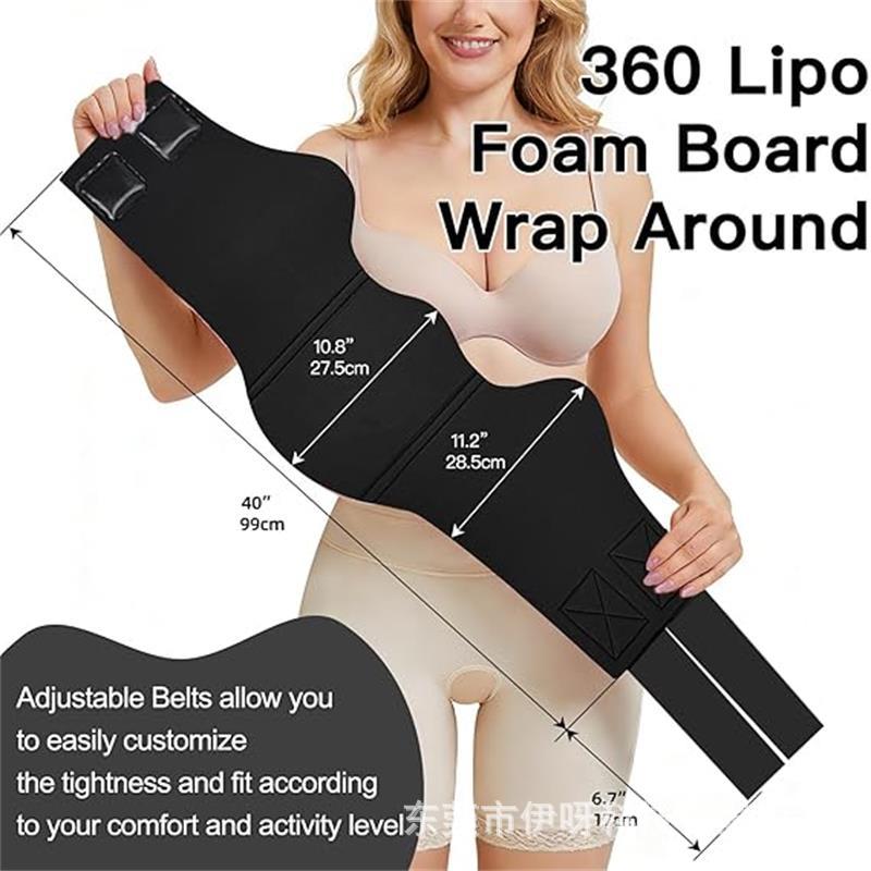bestseller: postpartum/post-operative body shaper for waist and abdomen, designed for liposuction recovery. features a 360-degree compression panel for shaping and support