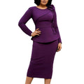 Autumnew arrivallong sleeveselegance one-step skirt stereo flower ruffles silm hip-hugging work clothingdress dress