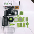 16-piece vegetable cutter set [spoon shape + 11 knives]