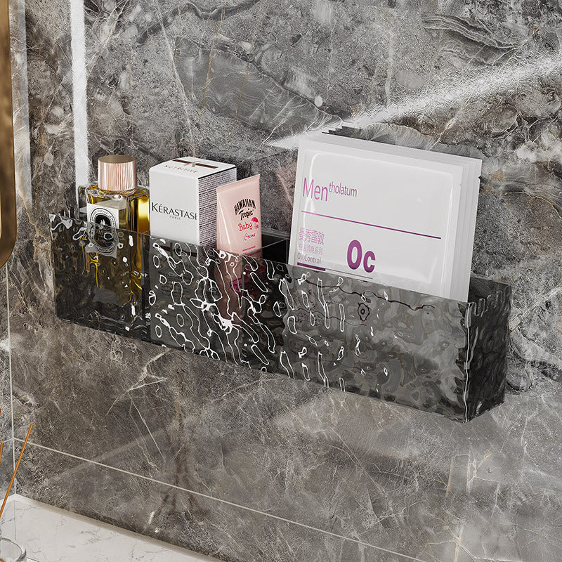 Bathroom mask storage rack wall-mounted mirror cabinet acrylic transparent box lipstick eyeshadow cosmetic organizer