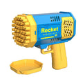 hot selling 40-hole space light bubble machine mini version gatling electric bubble blowing handheld kids toys