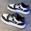 Men's winter shoes: breathable mesh sneakers for men, black and white versatile casual athletic leather shoes, white sneakers for men
