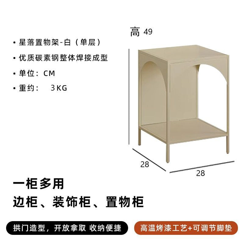 Creative iron bookshelf, floor-standing book and magazine rack for living room, corner bookcase, storage and display shelf, display cabinet