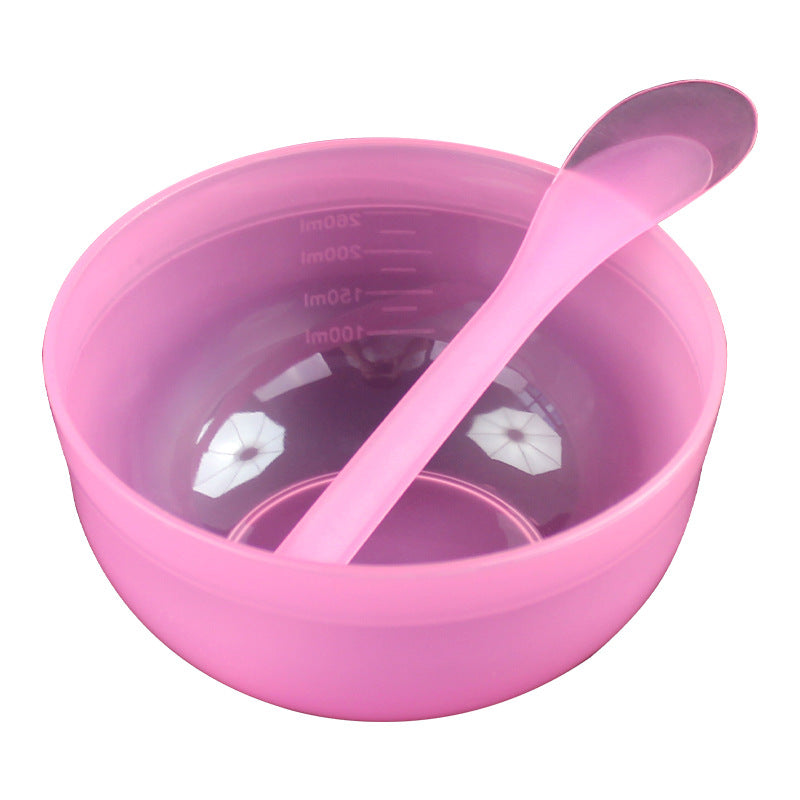 Beauty mask tool set #5: mask bowl + mixing spoon & spatula, makeup bowl, beauty supplies, spa mask mixing bowl set