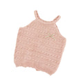 Summer girls' chic & sweet knitted tank top - versatile baby clothes for first birthday outings & everyday wear