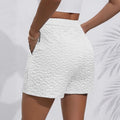 new women's summer elegant jacquard high-waisted casual shorts for cross-border e-commerce on  (us & europe)