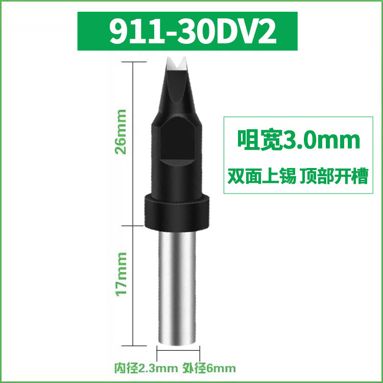 911 soldering iron head soldering iron nozzle automatic soldering machine Luo iron head 150W robot welding head automatic chrome iron head