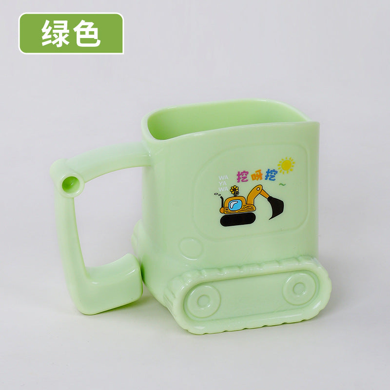 Kids' toothbrush cup, wash basin, toothbrush holder - 2-6 years old, baby home use, rinse cup, cute design for boys and girls, drop-proof