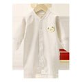 Baby pure cotton onesie, new autumn collection, long-sleeved romper for baby girls, infant and toddler crawler suit, newborn children's clothing