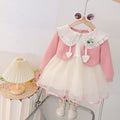 Baby girl spring/autumn  new sweet first birthday dress toddler spring fashion dress - export quality