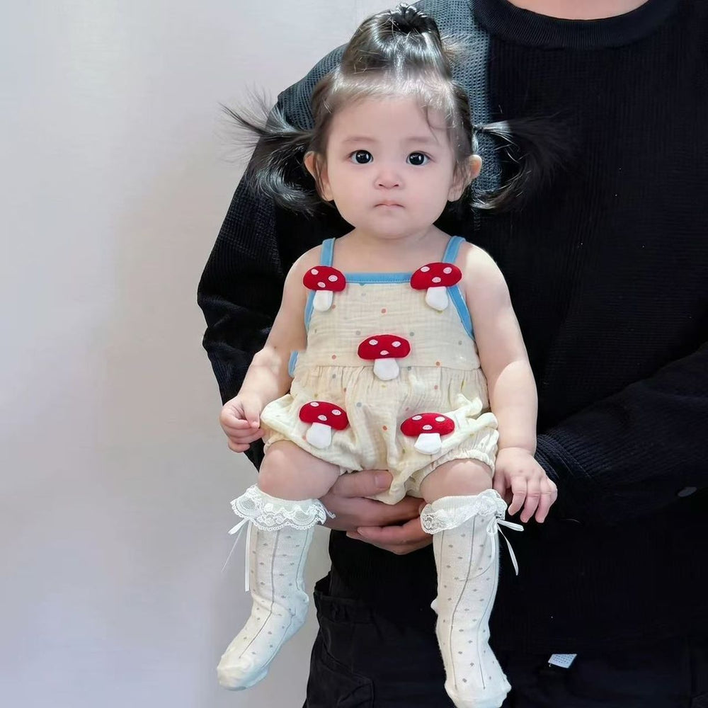 Summernew arrival jumpsuit thin sleeveless butt-covering cute cartoon baby girl jumpsuit romper suspender jumpsuit