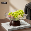 High-style, creative watermelon fruit bowl with fork set – perfect for home, living room coffee table, fruit platter, salad bowl, ceramic bowl
