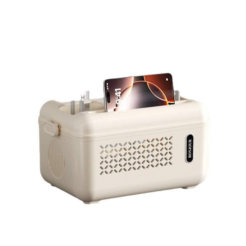 wifi router storage box, household multi-function shelf, plug-in board, charging cable, finishing box, large-capacity storage box.