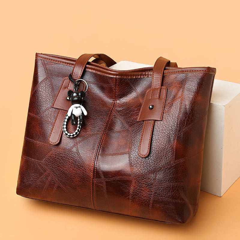new arrival large-capacity women's bag k-styletrendy women's shoulder bag tote bag one-piece drop shipping work clothingsatchel bag