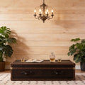 Solid wood small apartment combination bar house for homektv designer genuine leather art coffee table foshan furniture factory