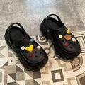 Little heart [black] crocs