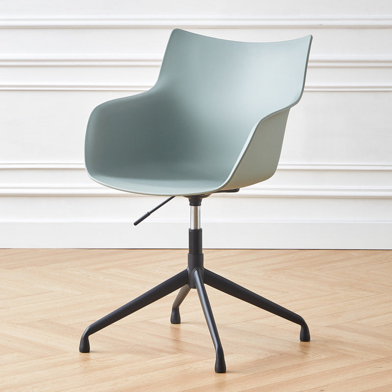Business plastic chair computer chair reception negotiation chair restaurant stool thickened backrest chair office chair swivel chair for extended sitting