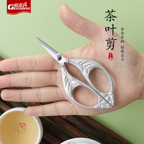 Retro small scissors tailor cutting thread head tea tip stainless steel office dragon and phoenix handmade special gold scissors wholesale