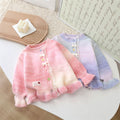 Girls' rainbow knit cardigan - new autumn/winter  collection