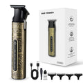 magnetic limit comb electric hairdressing machine washable fast charging hair salon special cutting oil head carving push white electric clipper