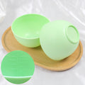 Beauty tools tpr imitation silicone mask bowl plastic soft bowl mask stick mixing bowl supplies beauty set medium size