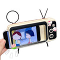 Vintage tv speaker - cute cartoon bluetooth speaker with phone stand - perfect for students & streaming