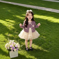 Baby girl two-piece outfit set - spring/autumn  - baby girl dress set - premium quality