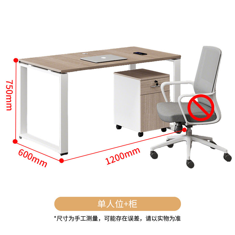 Saint li company screen office desk minimalist modern employee workstation computer desk office desk and chair combination