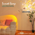 Influencer-style double-headed sunset ripple ambient light - led floor projector for living room and bedroom