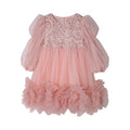 Girls' dress -  autumn new arrival: stunning extra-full pink tulle tutu dress, perfect for first birthday celebrations and princess outfits