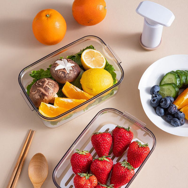 Vacuum sealed tank Food tank Storage tank Grains kitchen Refrigerator storage tank Vacuum fresh-keeping box