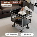 Creative metal ornaments side table cream bedroom living room casual bedside table storage rack sofa coffee table floor storage