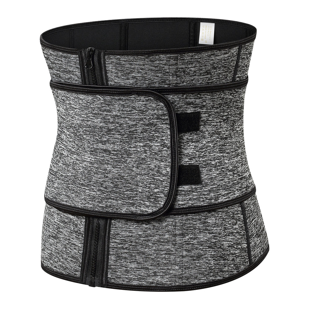 European and american style sweat-inducing workout waist trainer - tummy control, back support, and hot shaper neoprene shapewear for women