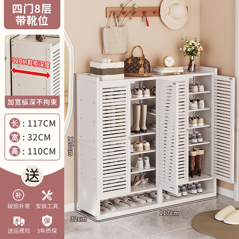 Simple shoe rack at home, large-capacity shoe cabinet at the door, cabinet for storing shoes, dustproof 40 pairs of shoes, new door cabinet