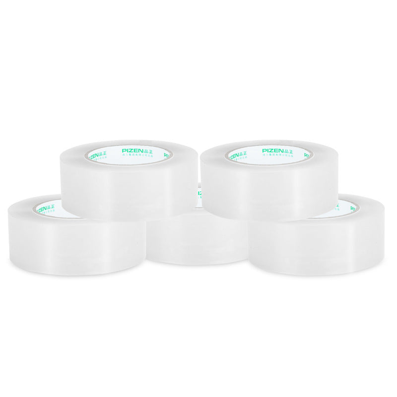 Deli 33177A transparent wide tape express packing tape 4.5cm large roll sealing tape sealing tape wholesale