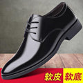 New arrival business formal leather shoes men's casual wedding groom british heightening summer breathable youth pointed toe men's shoes