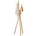 North american beech solid wood coat rack, freestanding garment rack, home clothes rack, vertical clothes room simple coat rack