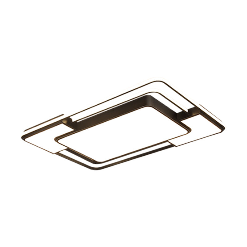 Light luxury atmosphere black living room hall main light Zhongshan home improvement lighting led homestay atmosphere bedroom ceiling light