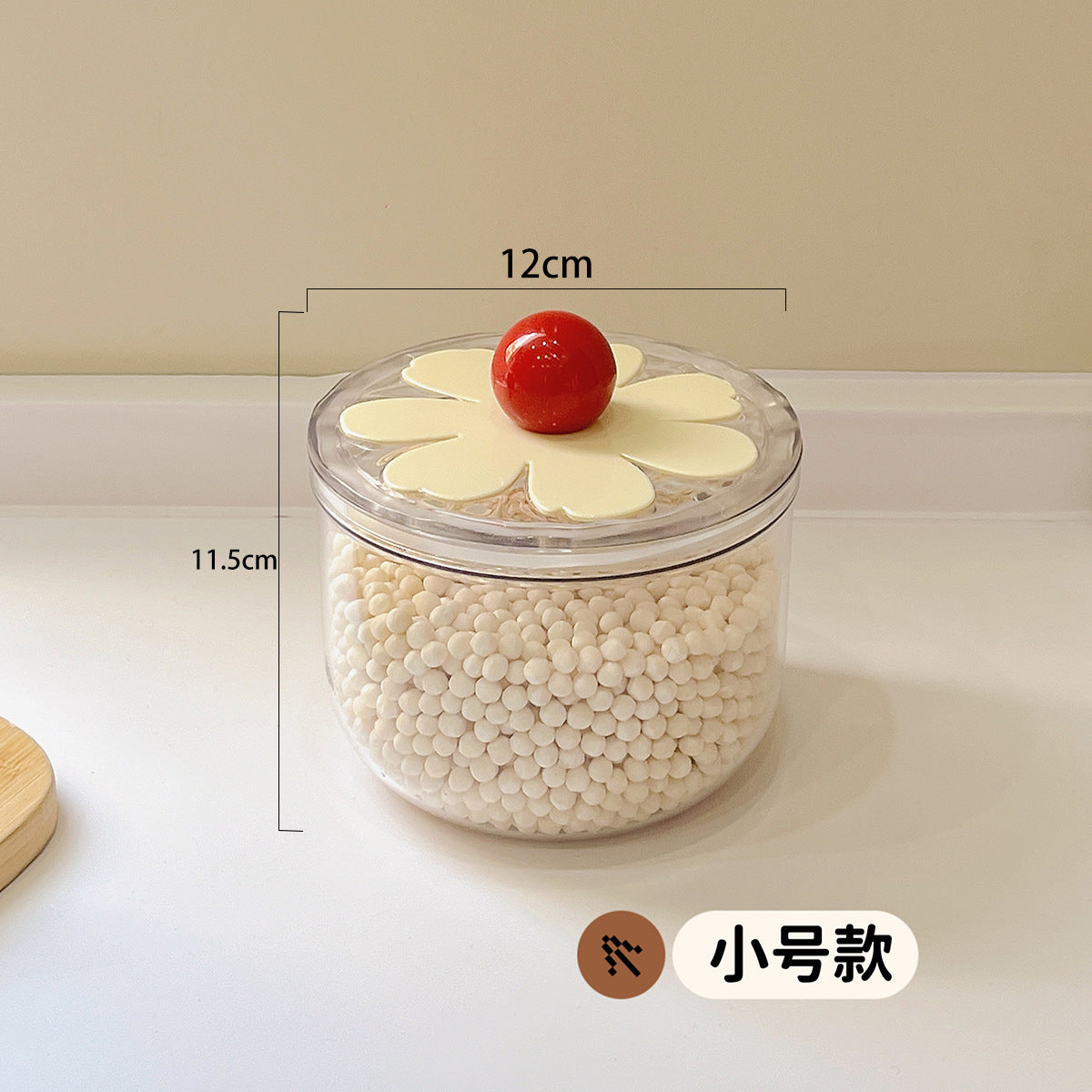 Sealed tank household dried fruit round transparent fresh-keeping box high value kitchen grains snacks storage tank
