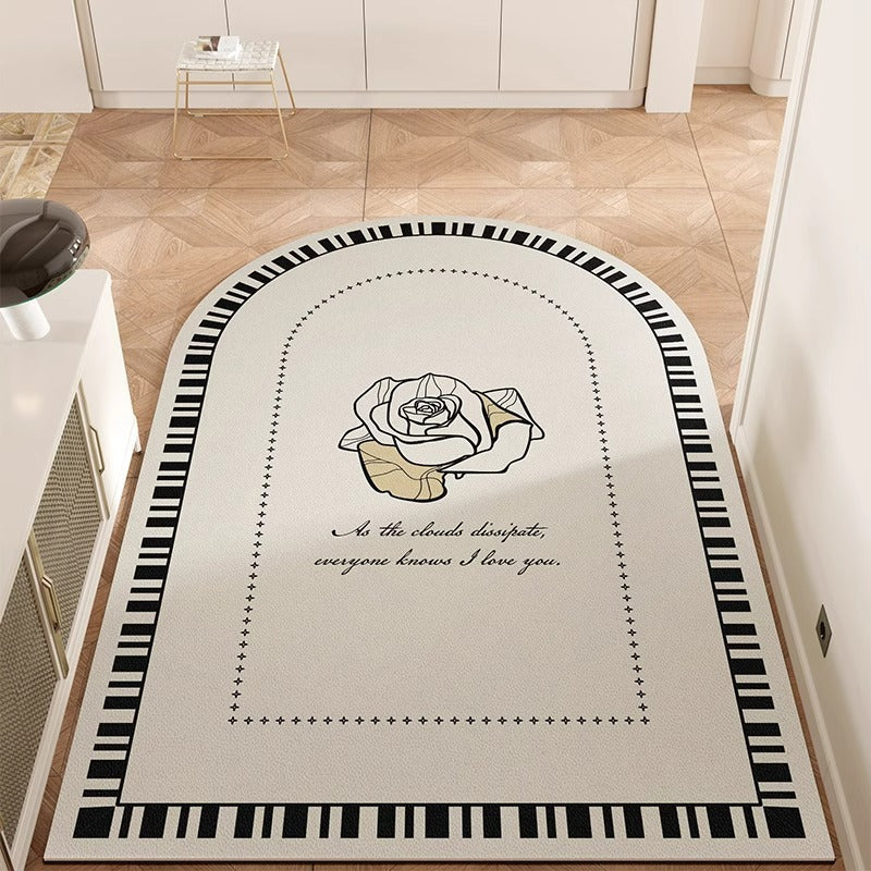 High-end doormat for entryway, home anti-slip floor mat,  new style, minimalist modern luxury, no-wash