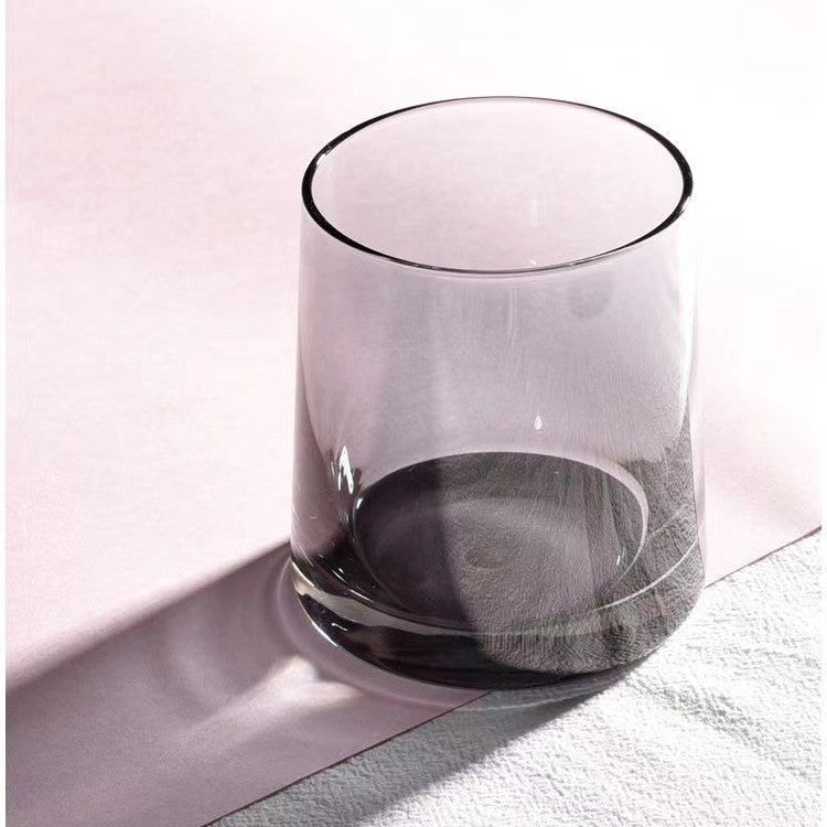 Minimalist water cup hotel b&b mouthwash cup transparent glass cup home ins style whiskey glass creative cup