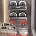 Gun gray bathroom storage rack bathroom toilet punch-free bathroom sink corner wall-mounted storage rack