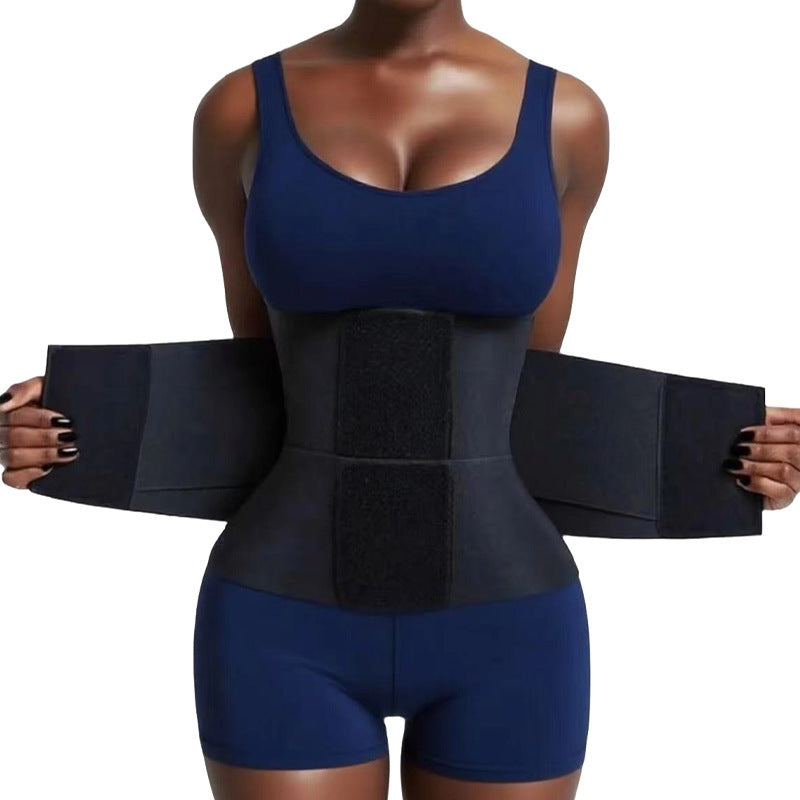 new arrival high elastic waist trainer belt red and yellow leopard print shaping slimming belt abdominal control female waist trainer