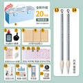 Calligraphy starter kit for beginners: wolf & mixed hair brush set with water writing cloth, ink, and paper - perfect for kids and elementary school students